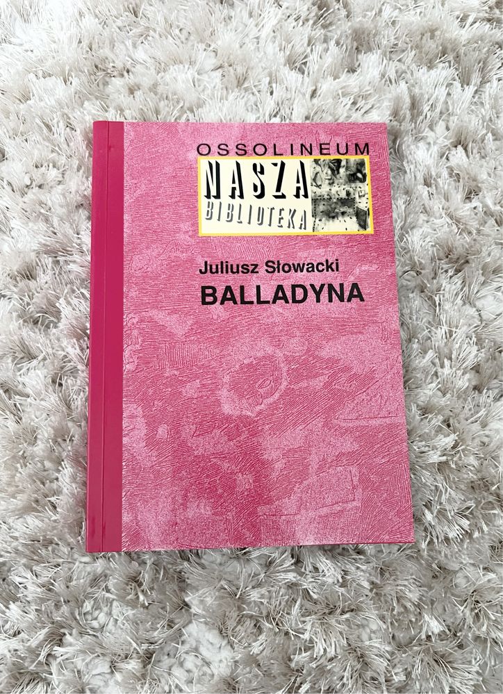 Książka lektura „Balladyna” Juliusz Słowacki