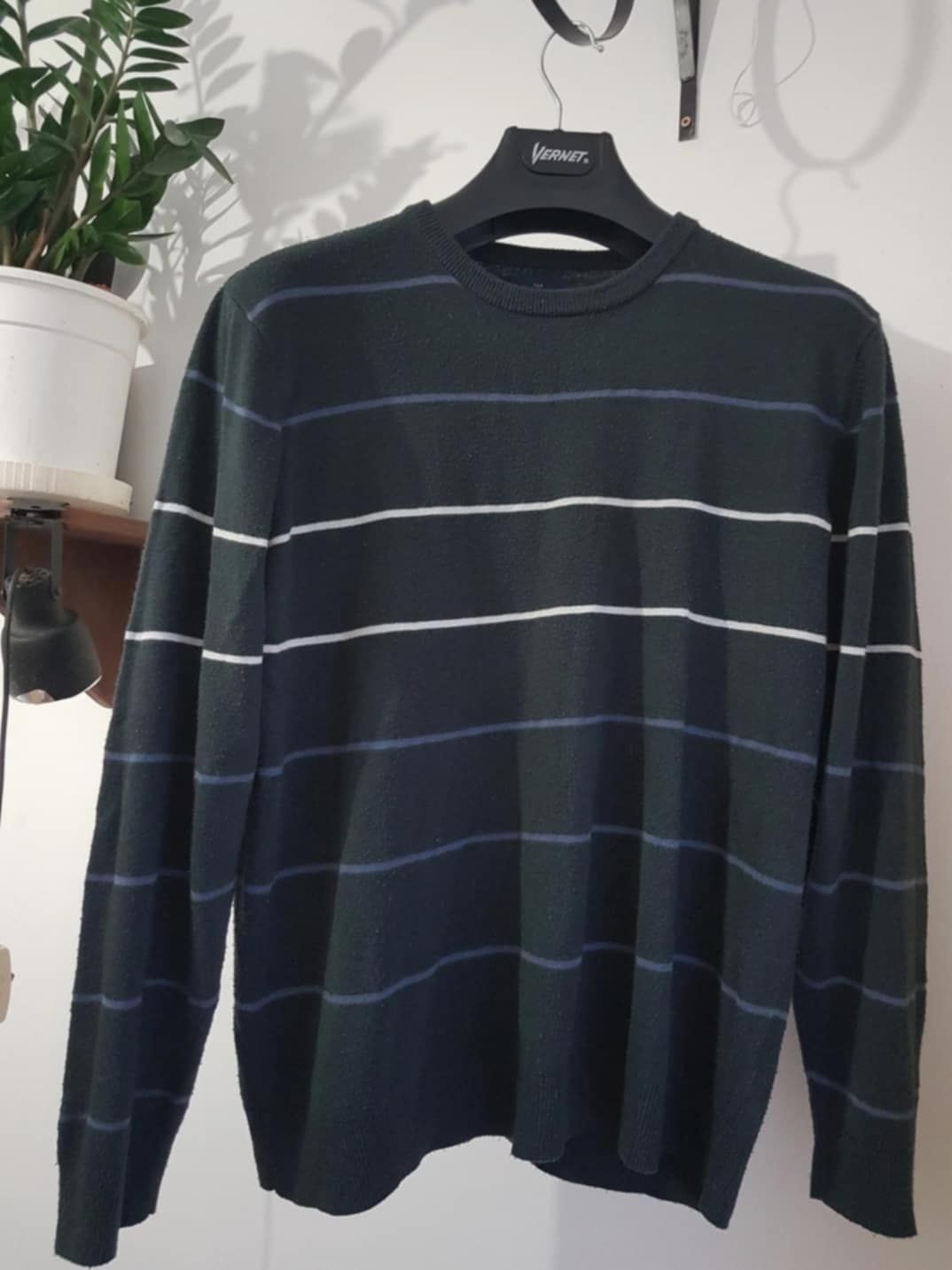 Granatowy sweter XL
