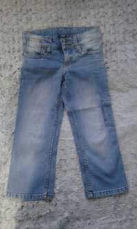 Spodnie jeans dziewczęce 3/4 rozmiar 146 cm