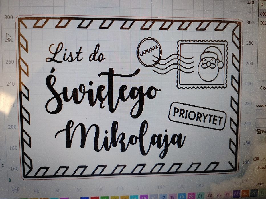 Tabliczka list do Mikołaja