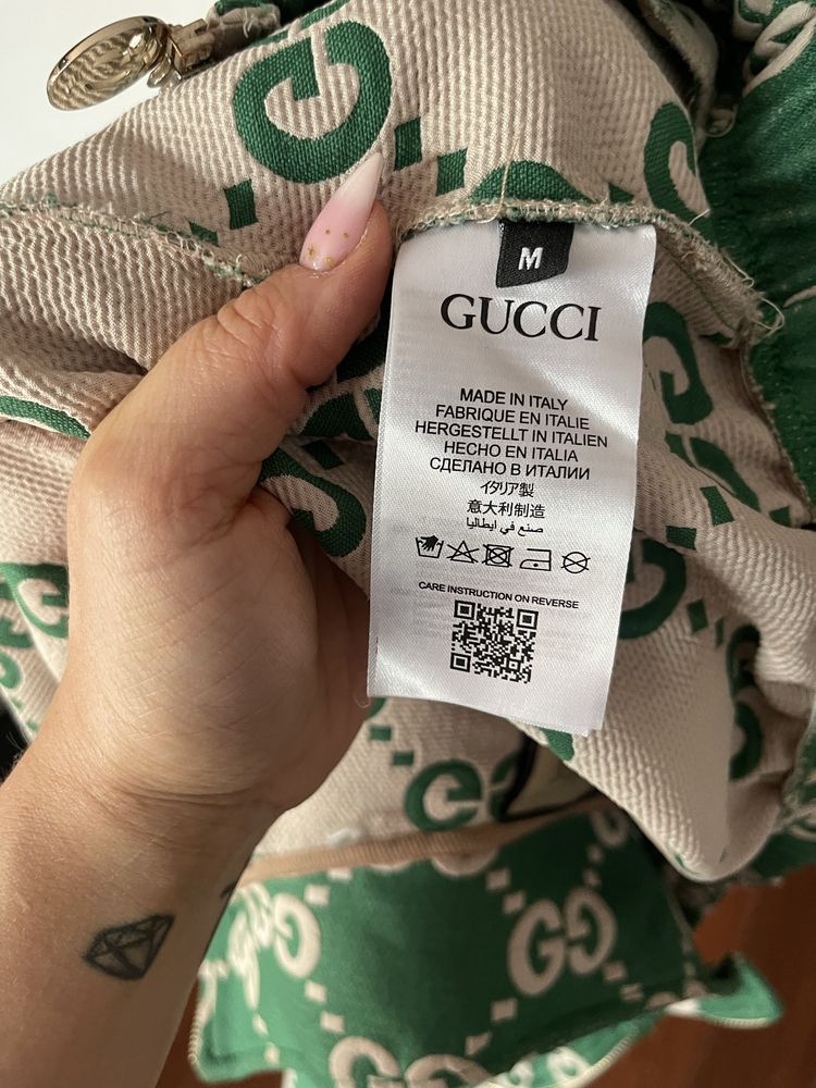 Gucci efektowny damski dres logowany roz M