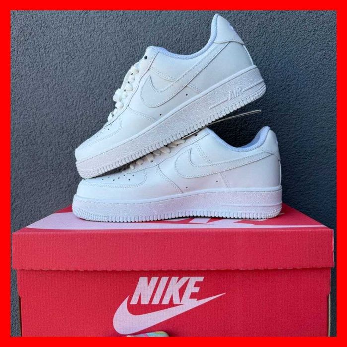 БЕЗ ПЕРЕДПЛАТ ‼️  Nike Air Force All White Найк Айр Форс Білі