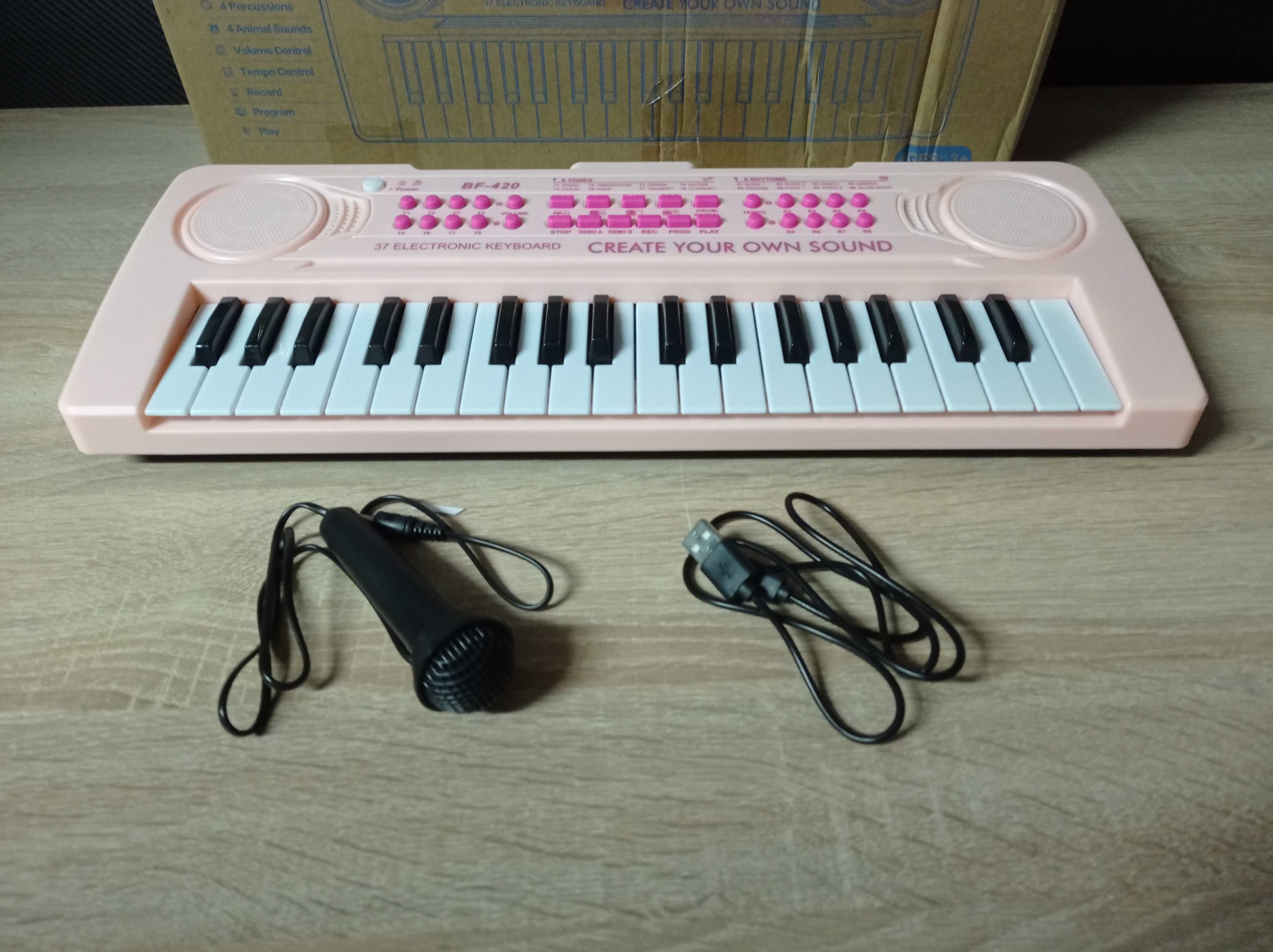Elektroniczne pianino Keyboard 37 klawiszy
