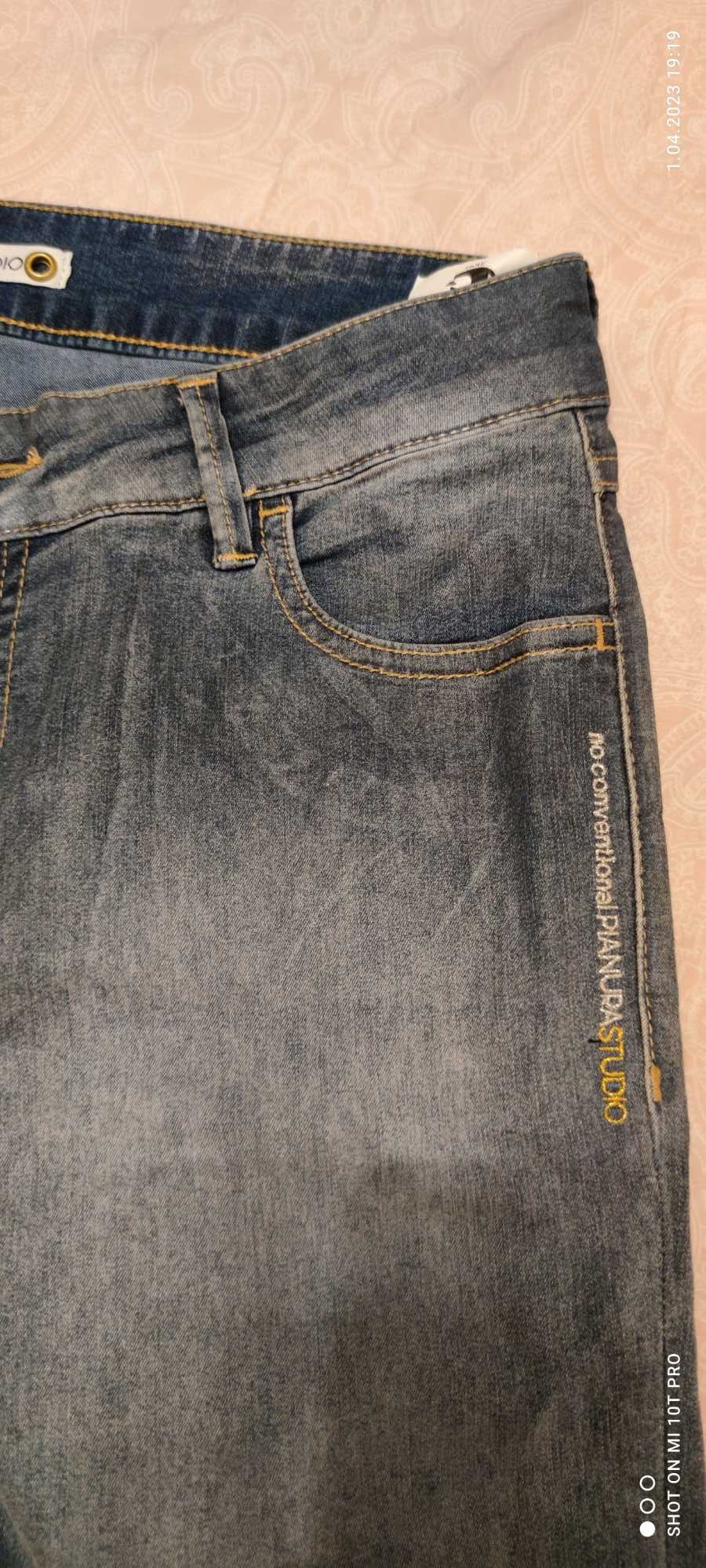 Włoskie spodnie jeansowe r. S