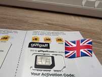 Brytyjska Karta SIM - GiffGaff 5£