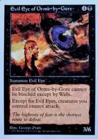 Magic the Gathering  - Evil Eye of Orms-by-Gore  - 5th Edition