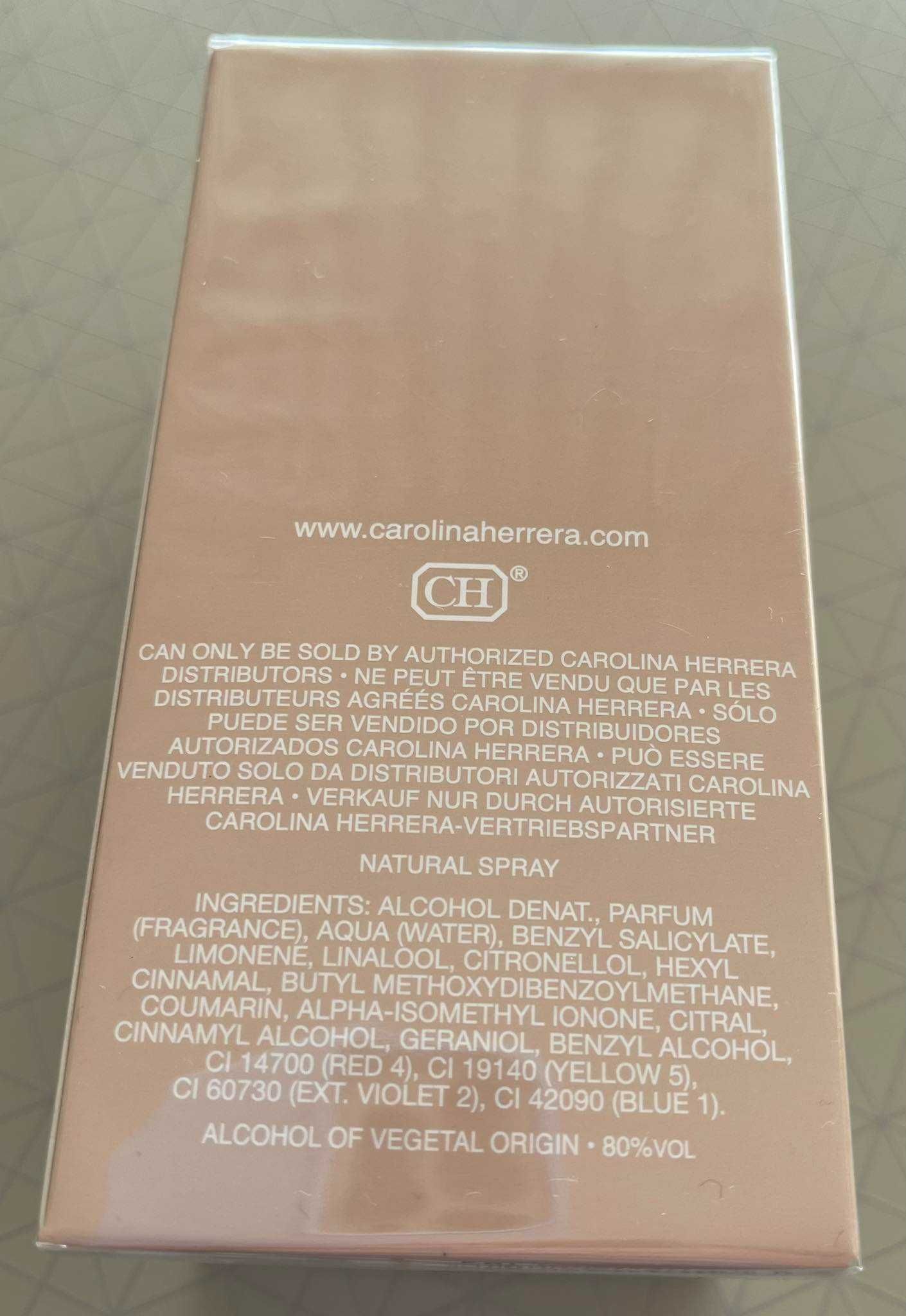 Perfume VIP Rosé Carolina Herrera - NOVO e ORIGINAL