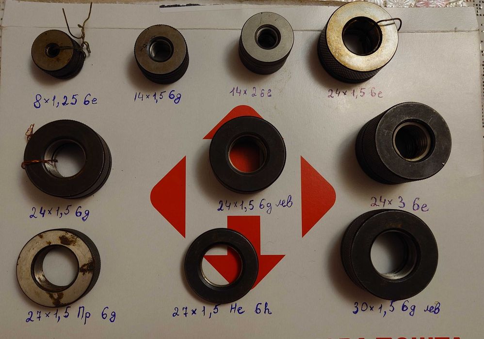 Різьбове кільце 8×1,25; 14×1,5; 14×2; 24×1,5; 24×3...