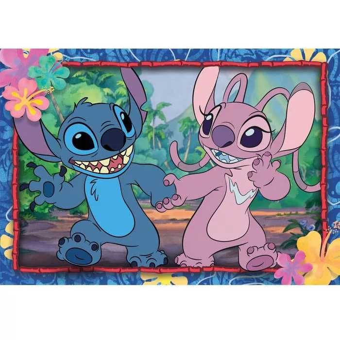 Puzzle Clementoni Disney Stitch SuperColor 27x18,5cm 2x20 peças
