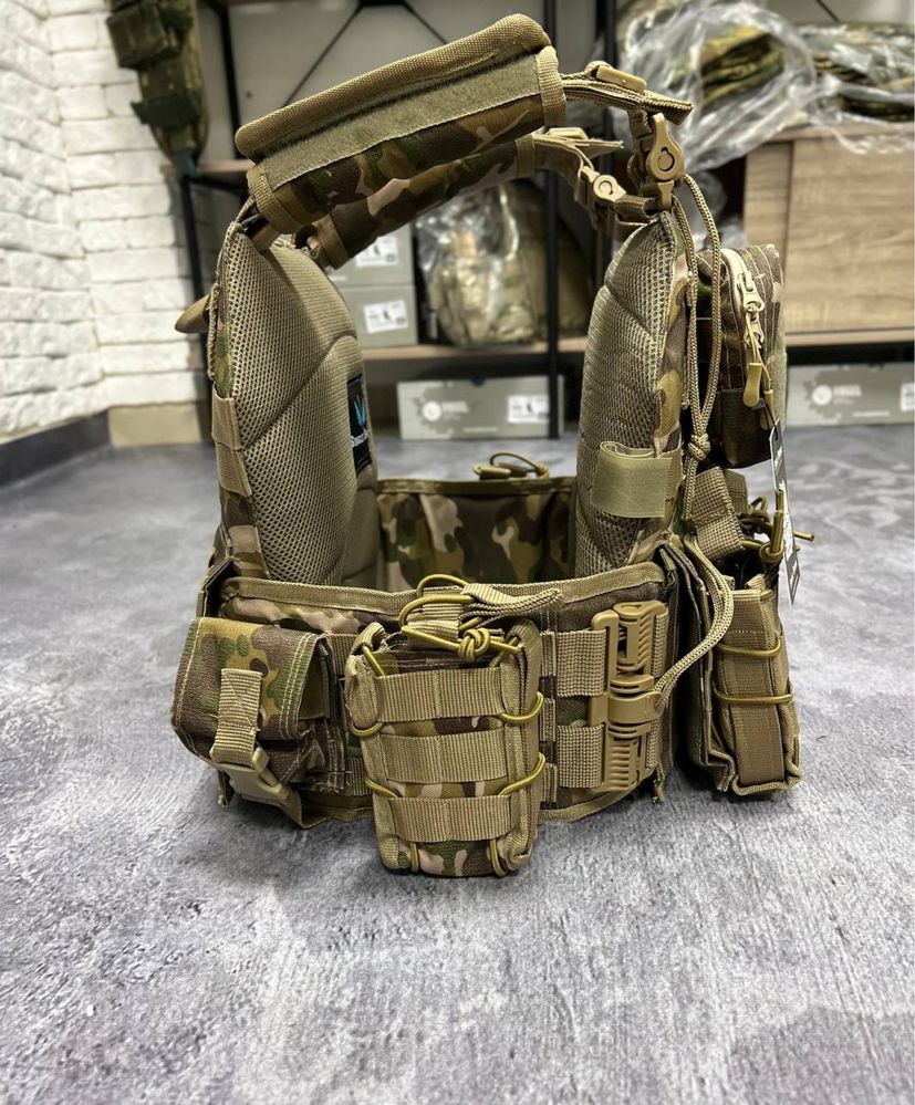 Плитоноска Elite Plate Carrier Single Sword Multicam