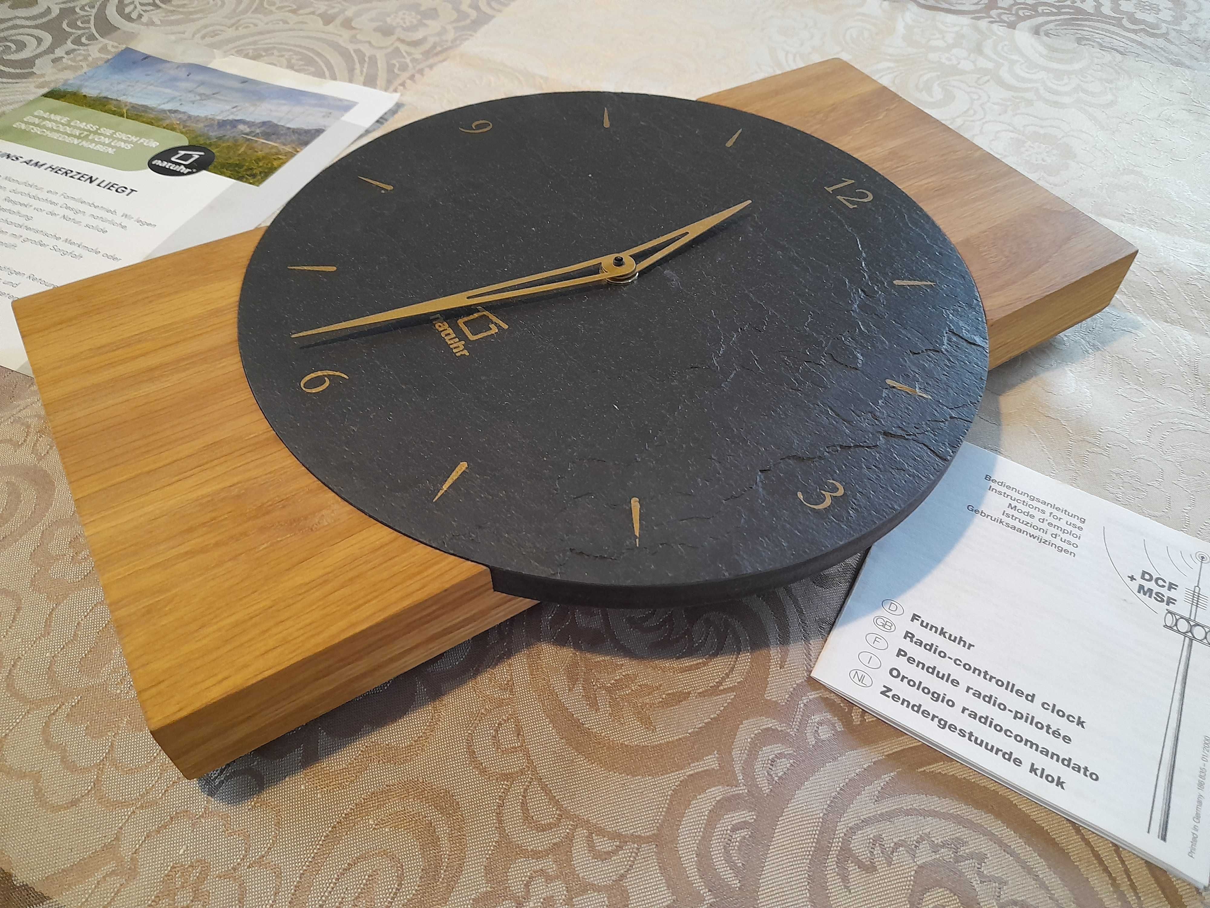 Zegar ścienny Natuhr Slate - Watzmann