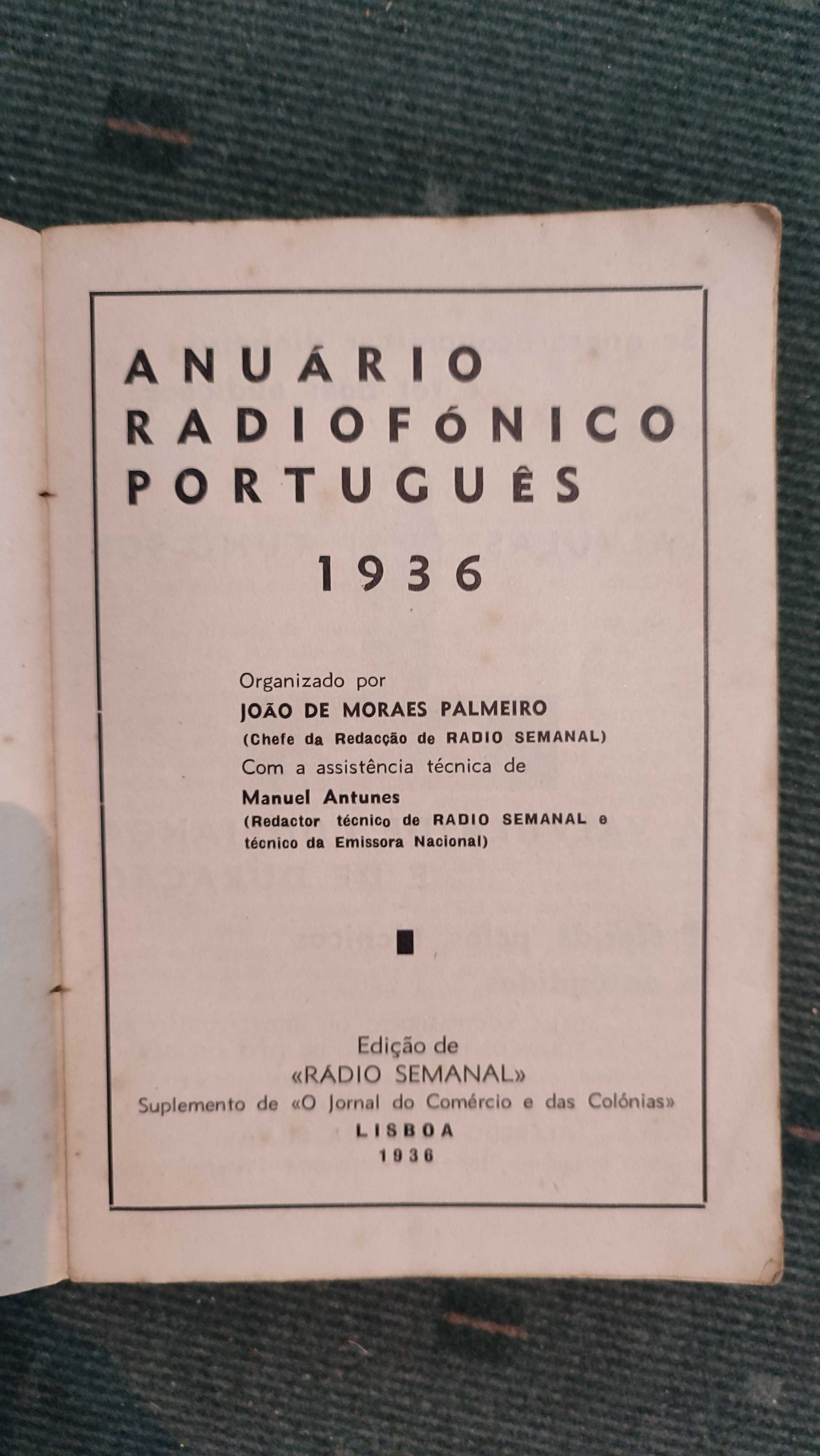 Anuário Radiofónico Português - 1936