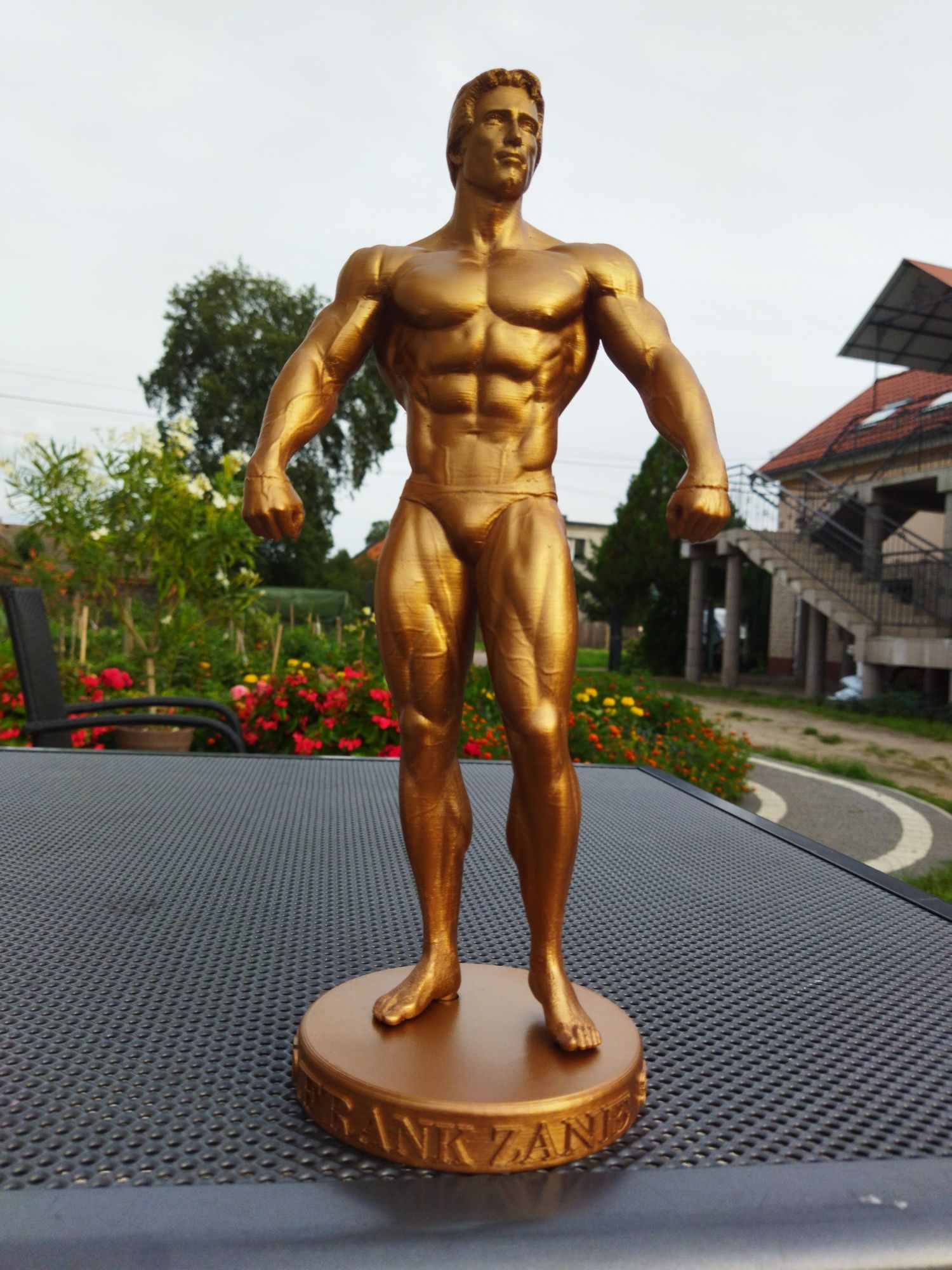 Frank Zane Mr Olympia figura 35cm z podstawką kulturystyka siłownia