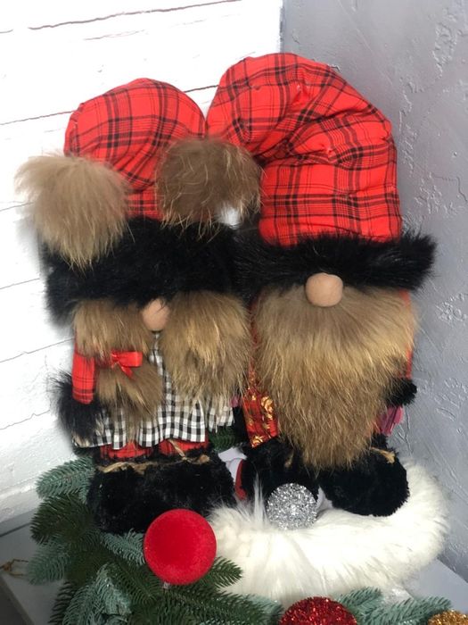 Новорічний гном декор