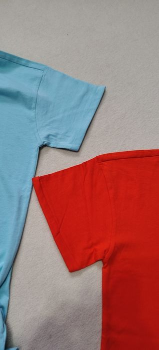 Nowy zestaw 2 szt. 2- pak t-shirty r. 170 czerwony błękitny Cool Club
