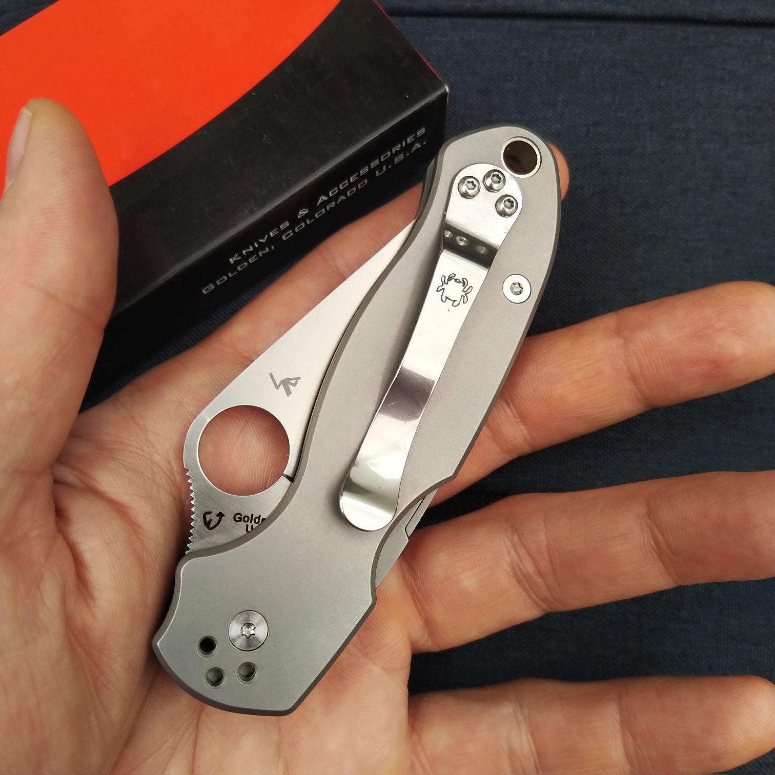 Нож Spyderco Para 3 Titanium