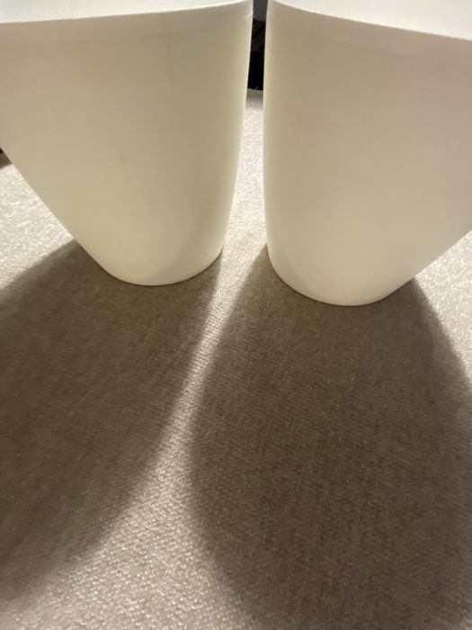 2  vasos grandes para suportar flores