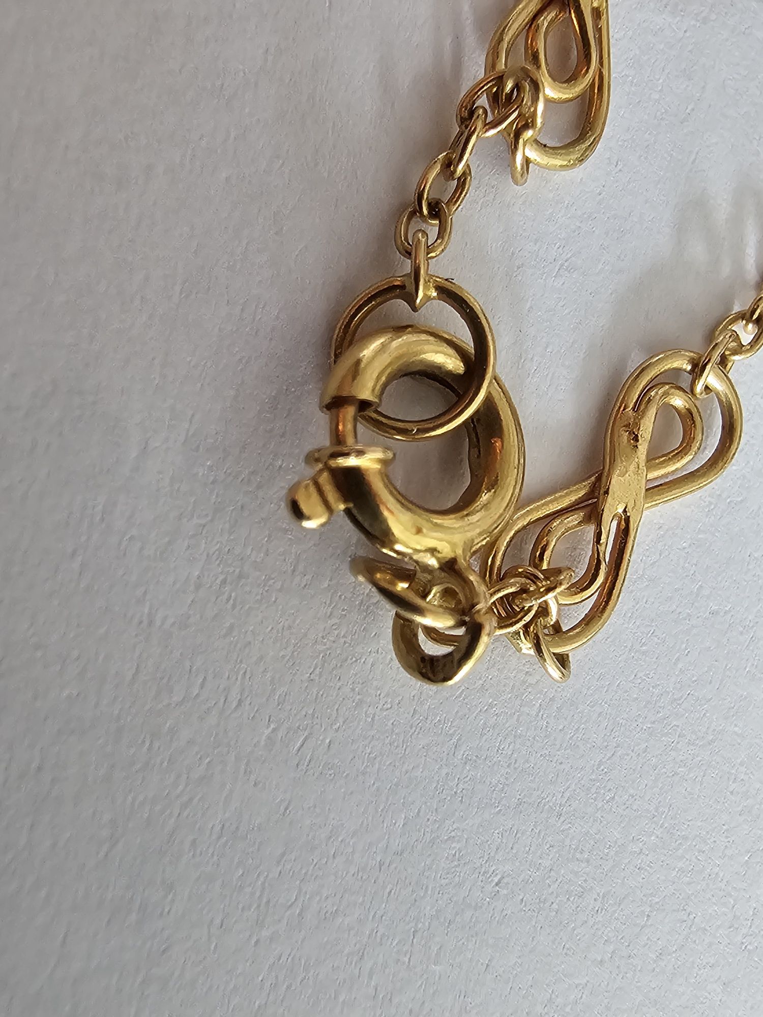 Pulseira ouro 19,2k com corais