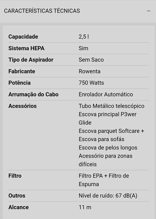Aspirador Rowenta Silence Force Cyclonic 4A Parquet Pro