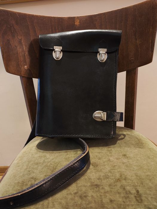 Raportówka Milicyjna Skóra Jak NOWA Polecam Lata 70 Zomo