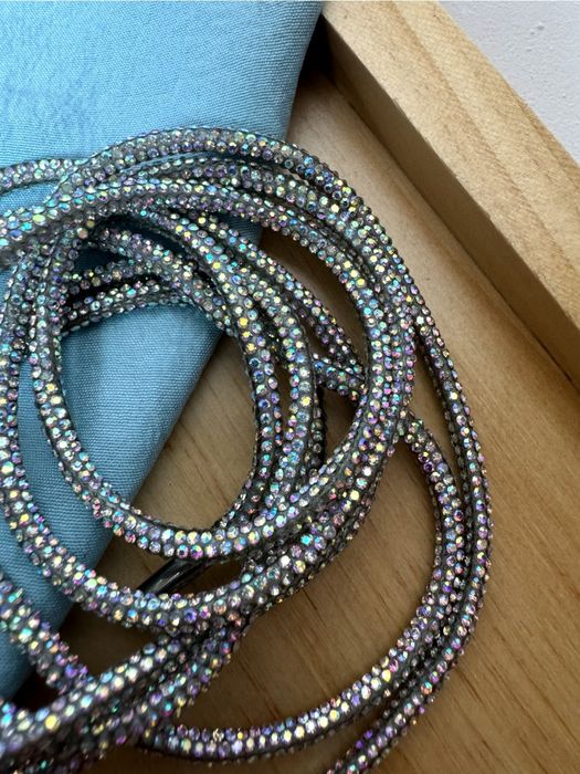 Шнурки зі стразами , шнурок чокер , стразовый шнурок