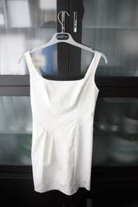 Vestido branco de algodão com elastano da FORUM tamanho S