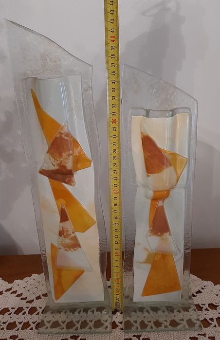 Peças de vidro artesanal