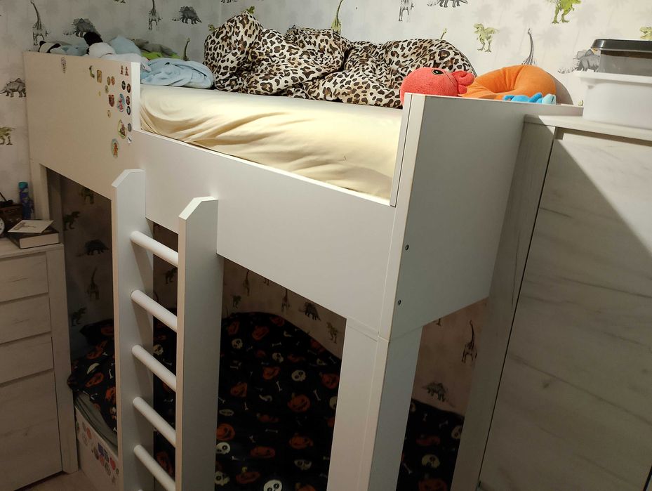 Łóżko piętrowe wzmocnione