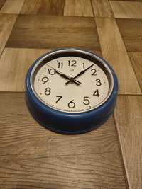 Nowy niebieski zegar ścienny 24 cm