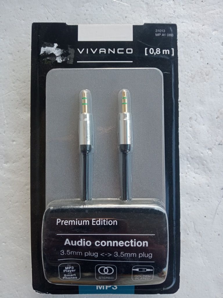 Kabel Audio Vivanco 31013 0,8m