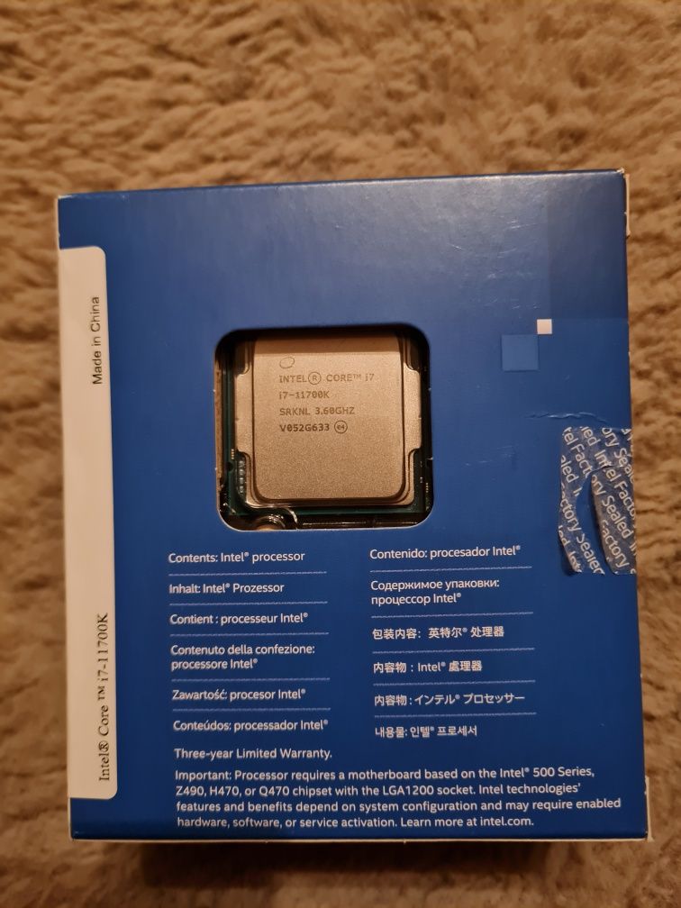 Intel Core i7-11700k