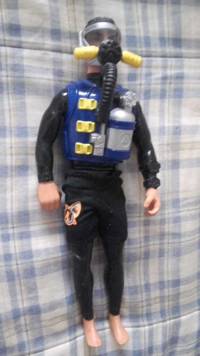 Action Man Brinquedo Video-Musical Marioneta E Cartas Ecoponto Novos