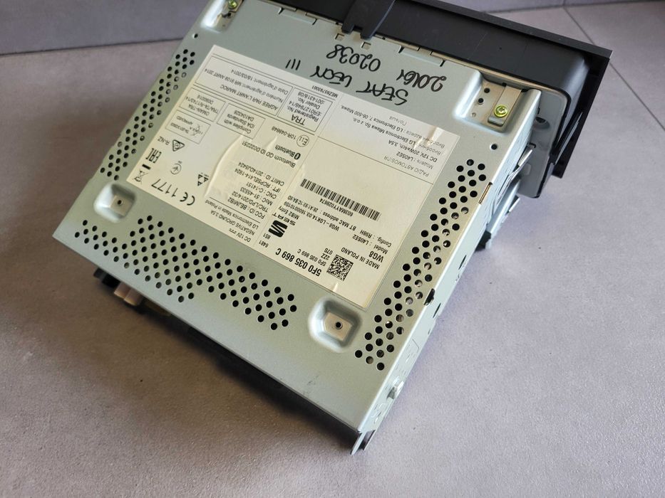 Radio fabryczne Seat Leon III 3 5F 5F0.035.869C