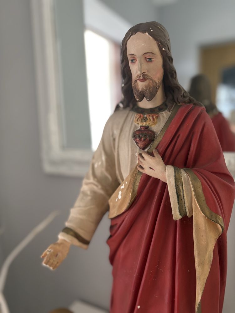 Stara Figurka Jezusa 63cm