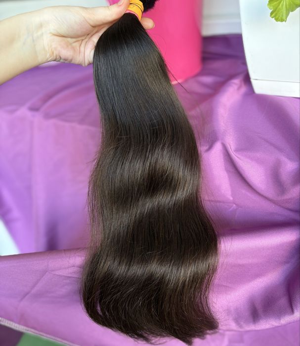 2) wlosy dziewicze 56 cm 96 gr