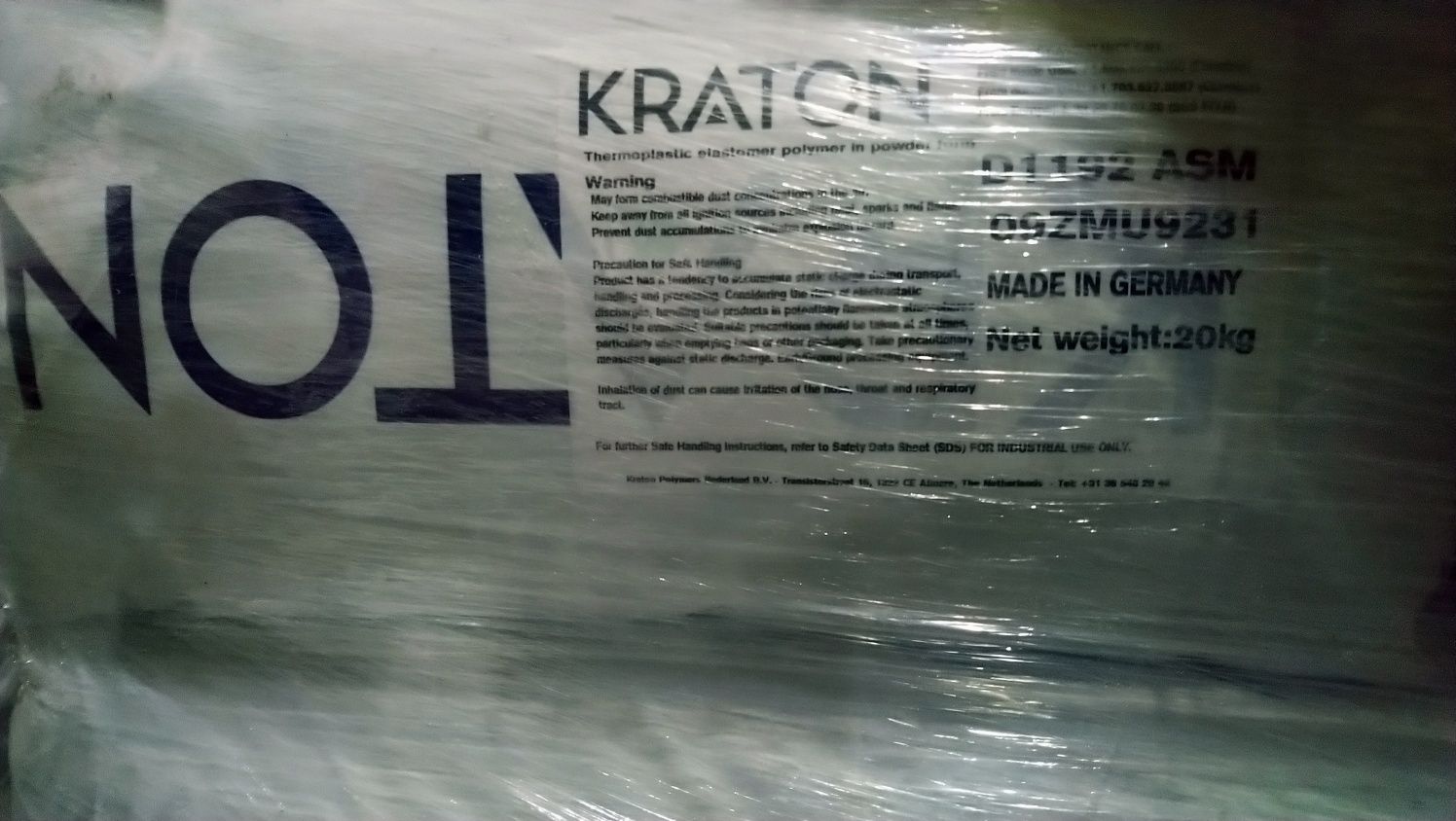 Термопластичний, синтетичний каучук. Kraton D1101 ASM. Kraton D1192