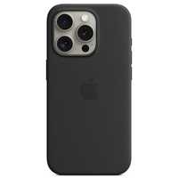 Etui Apple Silicone Case Magsafe do iPhone 15 Pro Max - Czarny