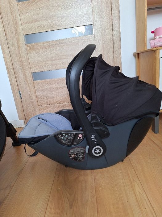 Fotelik samochodowy z adapterem isofix nosidełko nosidło