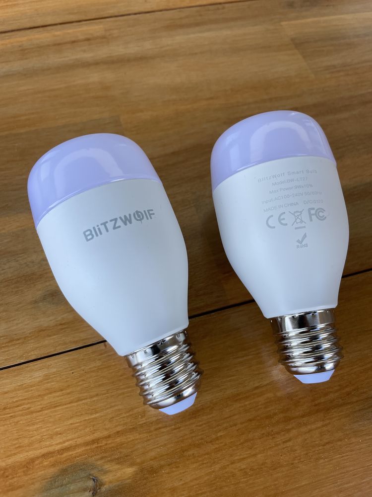 Vendo lâmpada inteligente BlitzWolf BW-LT 27 RGBWW+CW 9W E27 Smart LED Bulb