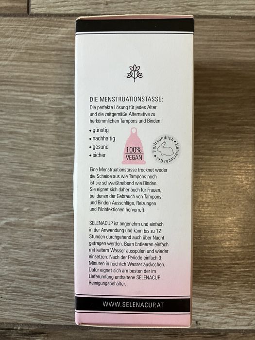Менструальна чаша гіпоалергенна Selenacup