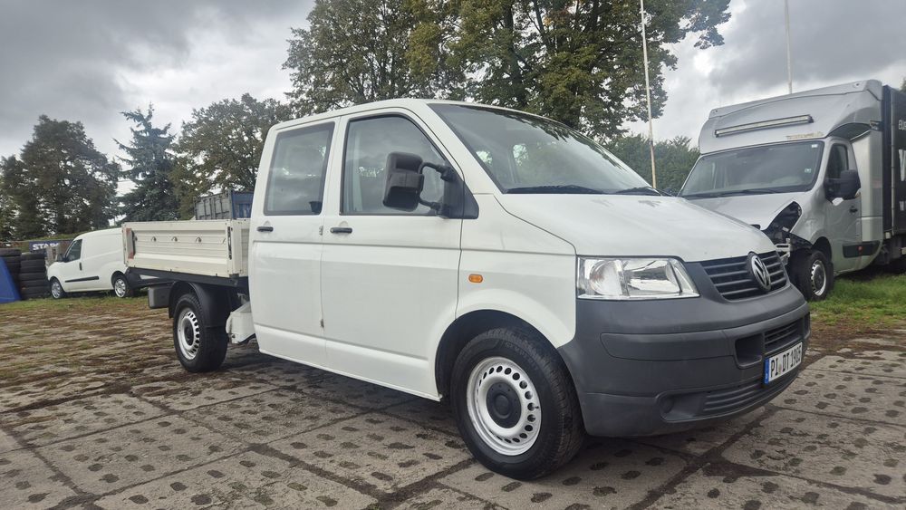 Volkswagen Transporter T5 1.9TDI doka brygadowka paka
