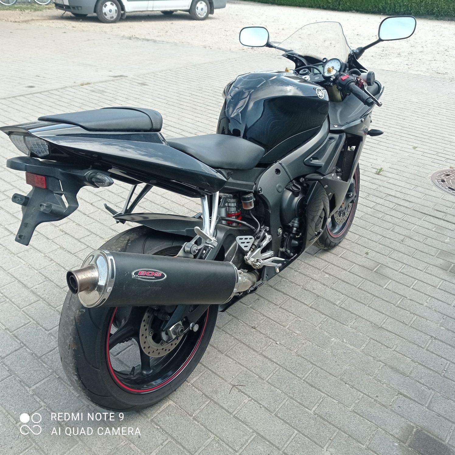 Yamaha R6 rj09,2004 , uszkodzona