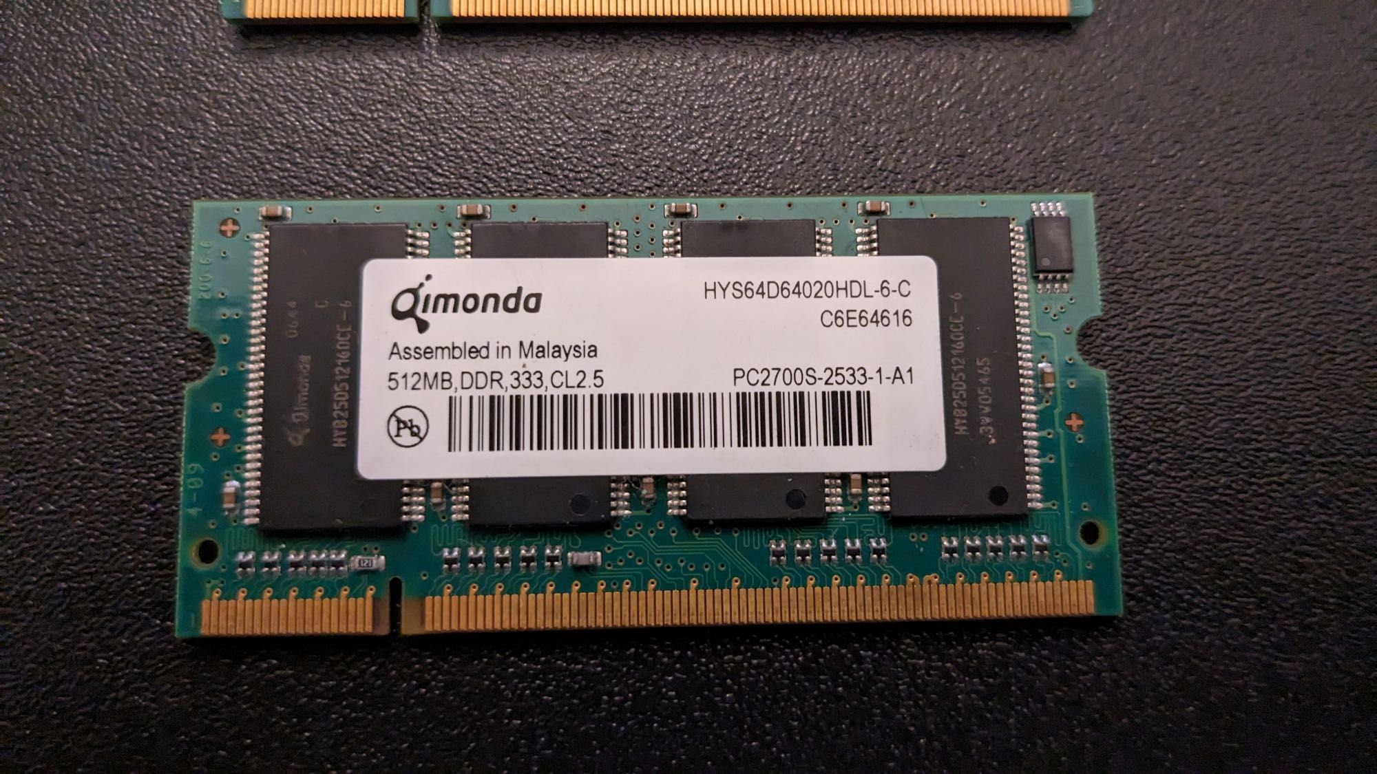 Memórias SO-DImm (DDR1/DDR2/DDR3)