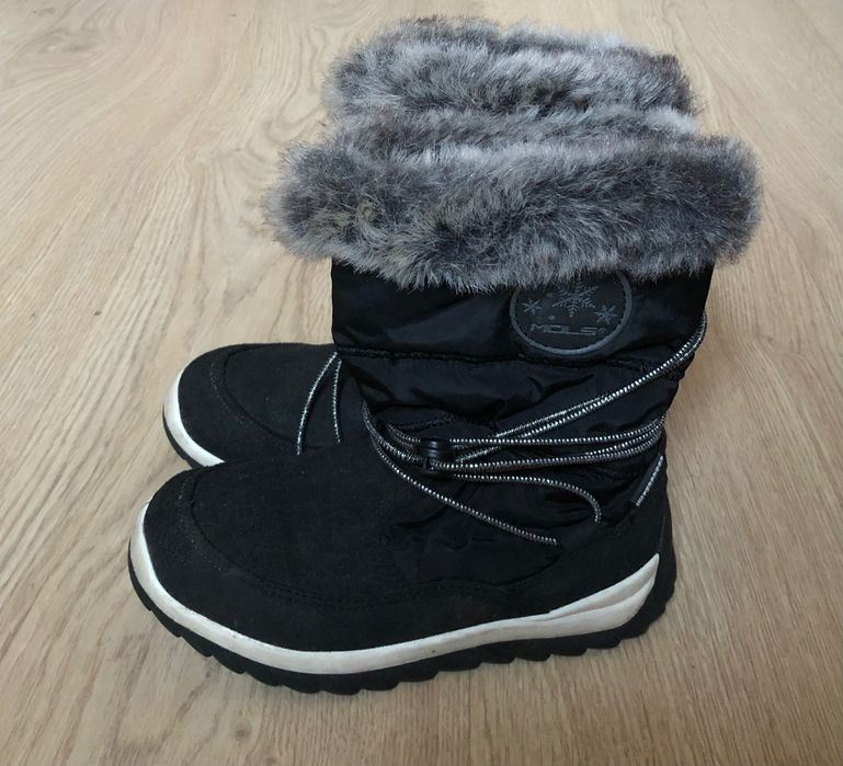Зимние ботинки на меху Mols для девочки 27-28 размер