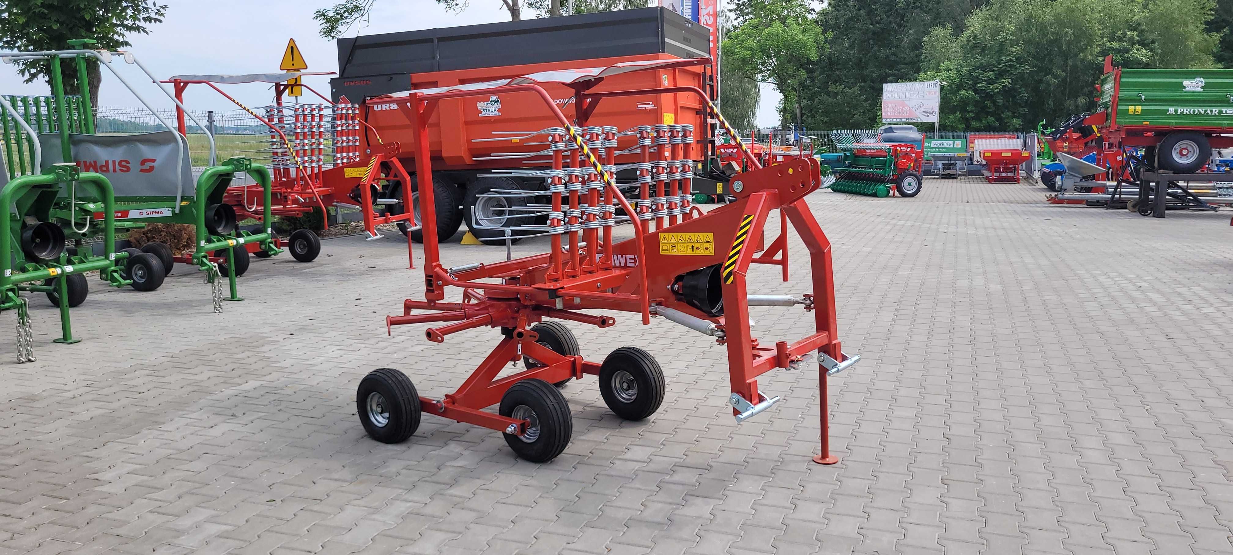Zgrabiarka ZG-350 ZG-450 Spawex Tandem Sipma Promar Inter-Tech STRUK