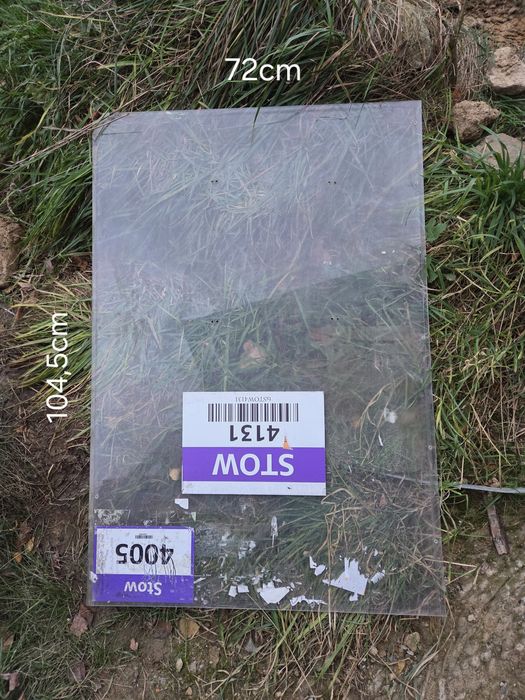 Płyty plexi z demontażu