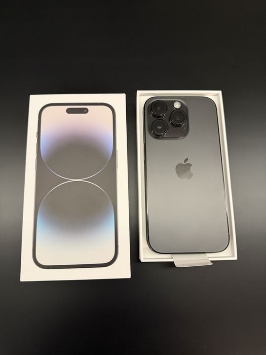 iPhone 14 Pro Preto 128Gb - Rigorosamente como novo. Fatura.