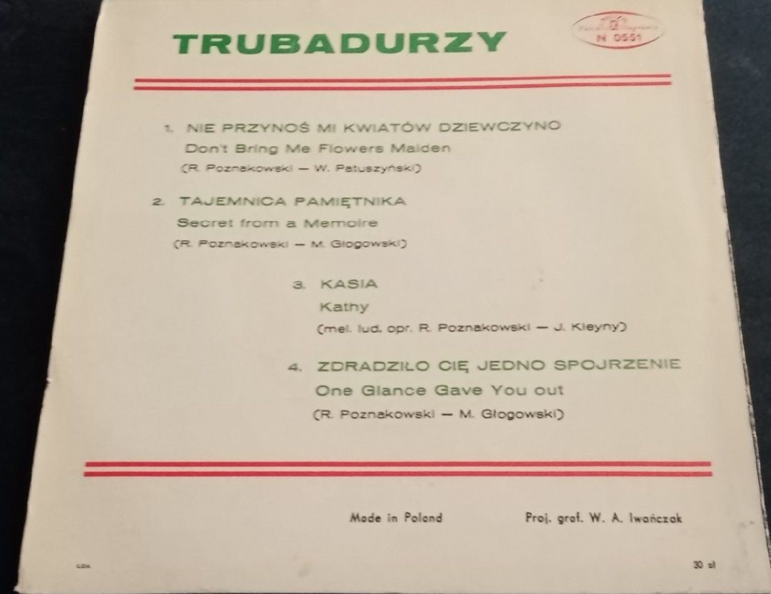 Trubadurzy - singiel