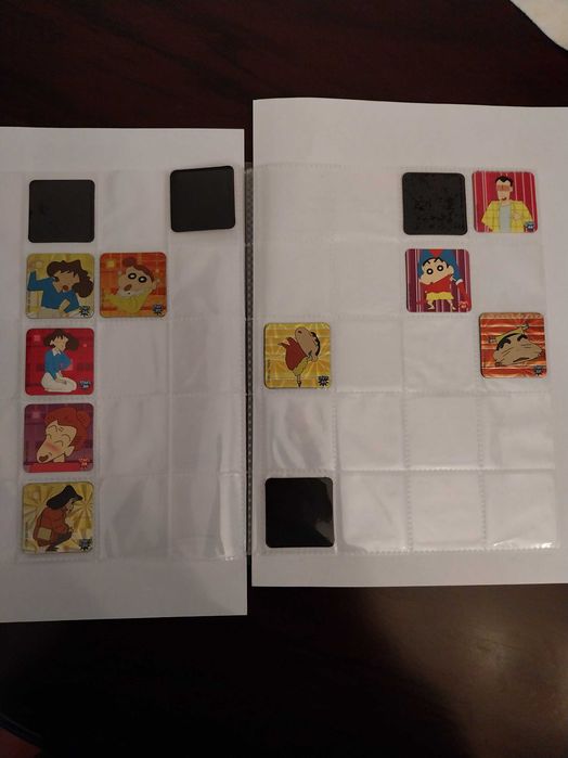 Álbum/Caderneta ShinChan Staks e 61 ímanes em muito bom estado, Panini