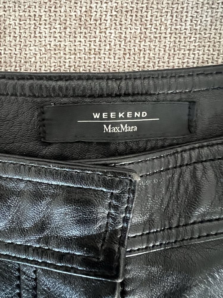 Шкіряні штани Weekend Maxmara розмір 36